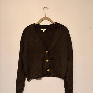 BP Nordstrom Black Button Cardigan Size XS